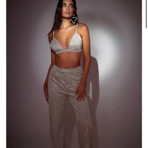 Sla The Label Gold Santorini Trousers